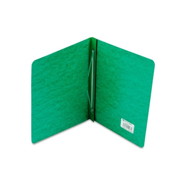 Acco ACCO Pressboard Report Cover, Prong Clip, Letter, 3" Capacity, Dark Green 25976 - main
